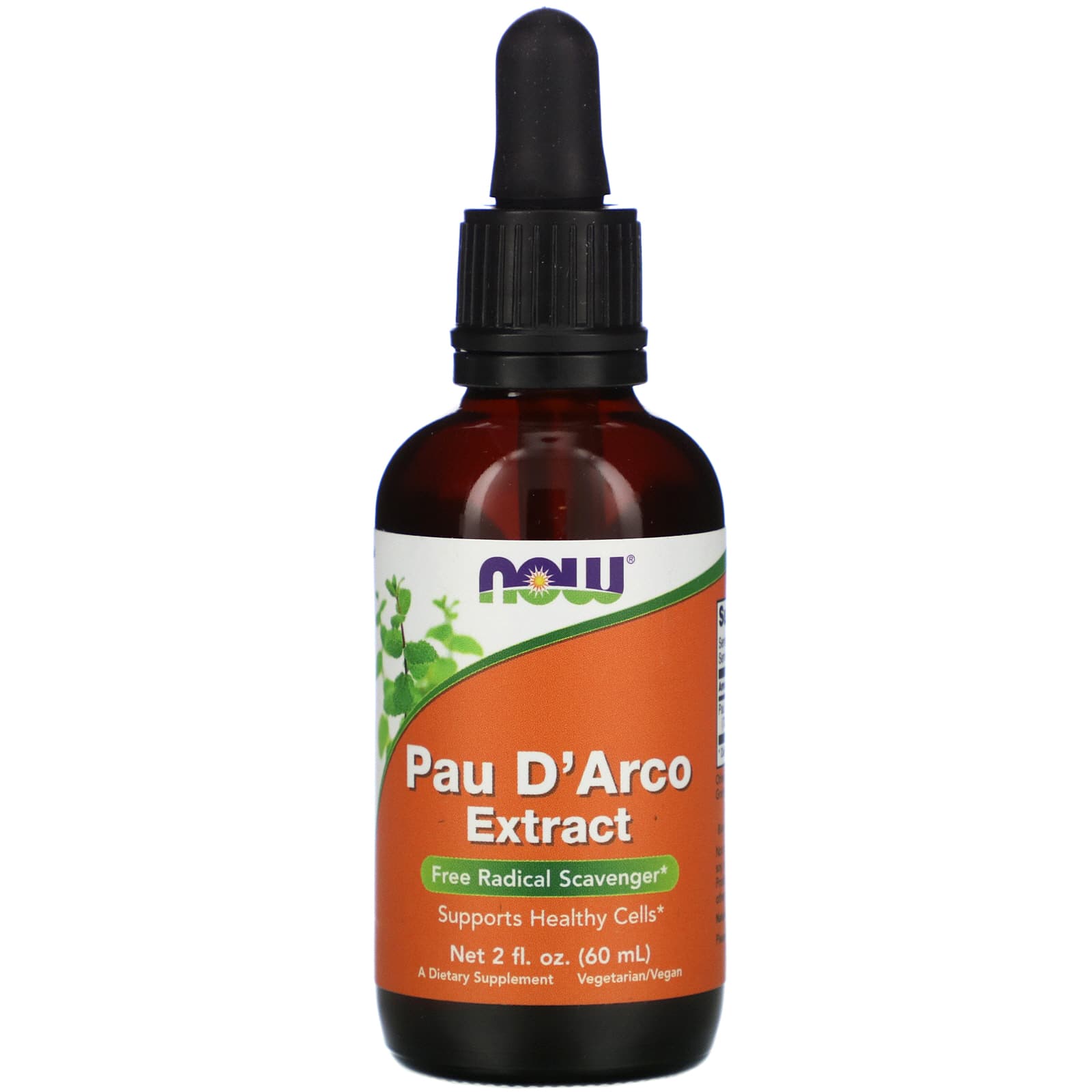 Now Foods, Pau D' Arco Extract, 2 OZ OZ UPC 733739049100 | HiLife Vitamins