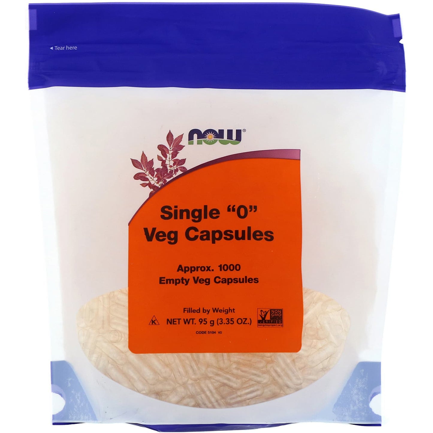 Now Foods, V '0' EMPTY 1000, 1000 Capsules UPC 733739051042 | HiLife Vitamins