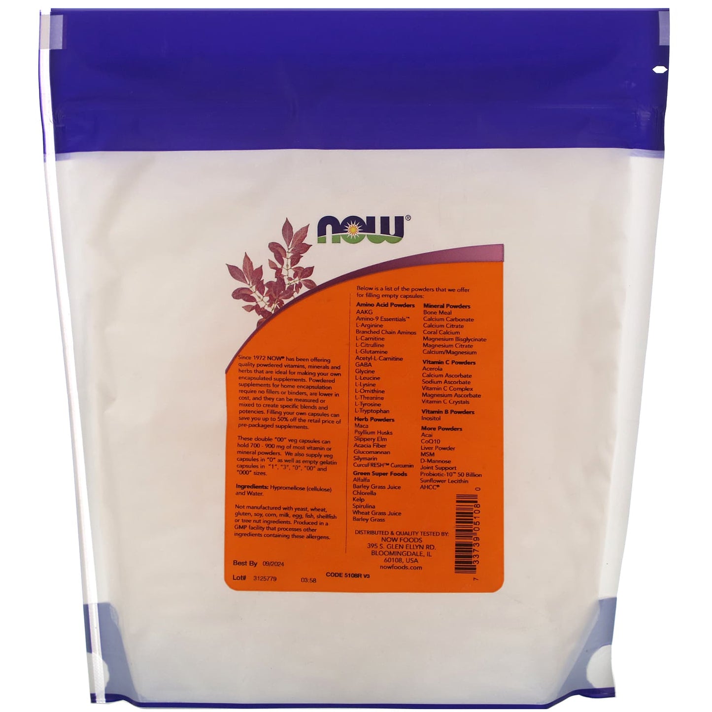 Now Foods, '00' EMPTY, 750 Capsules UPC 733739051080 | HiLife Vitamins