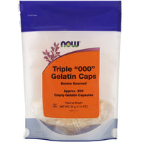 Now Foods, GEL '000', 200 Capsules UPC 733739051110 | HiLife Vitamins