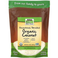 Now Foods, Coconut Shred Unswet Org, 10 OZ OZ UPC 733739056757 | HiLife Vitamins