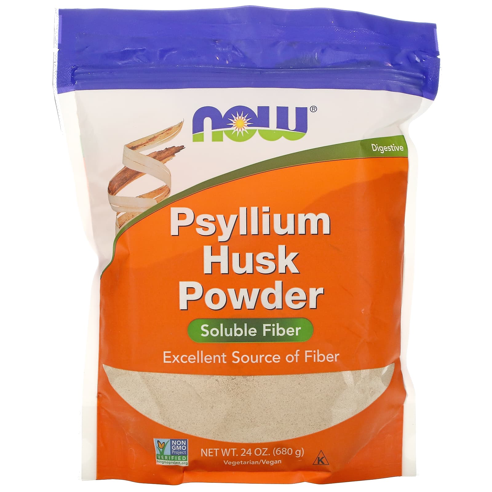 Now Foods, Psyllium Husk Powder, 24 OZ UPC 733739059789 | HiLife Vitamins