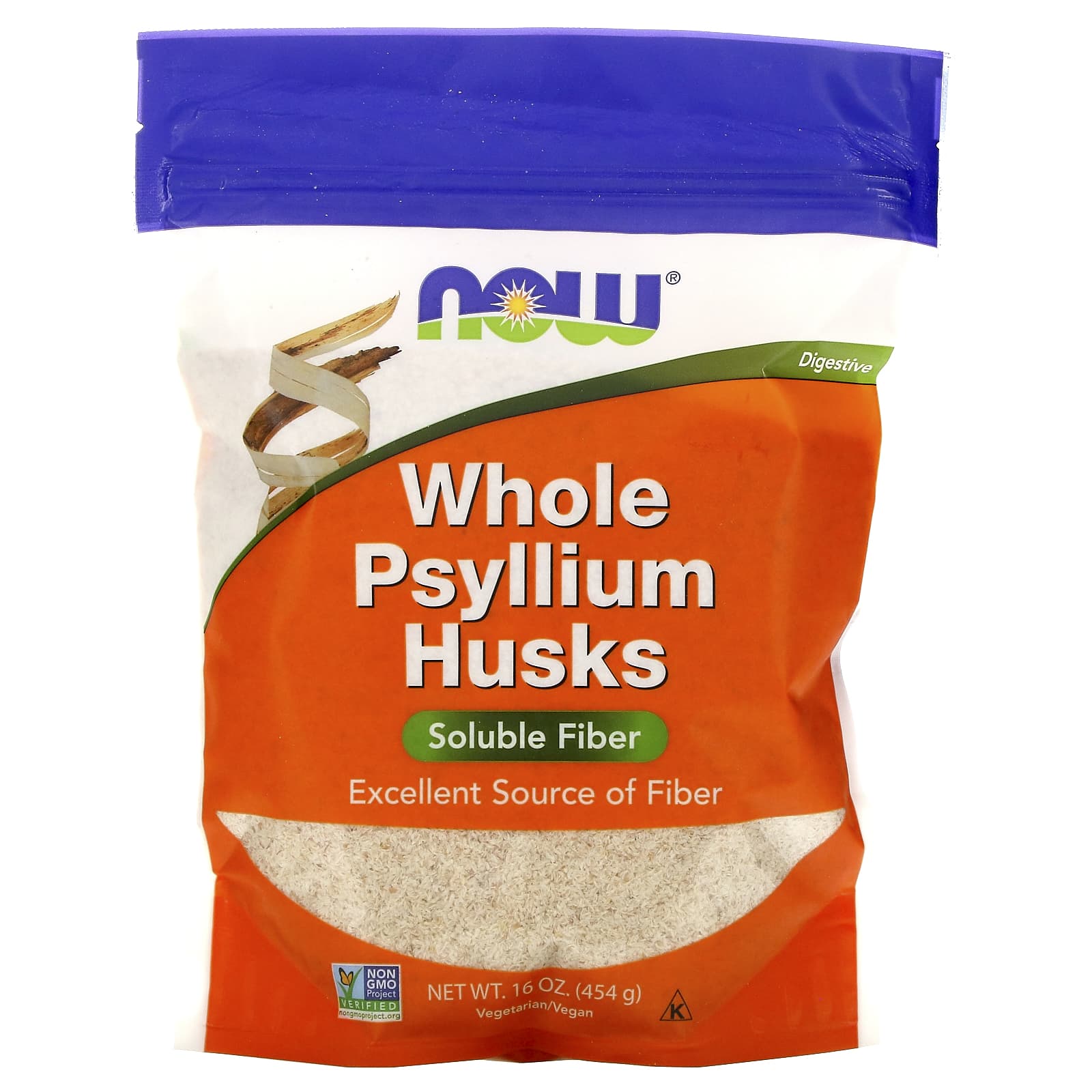 Now Foods, Whole Psyllium Husks, 16 oz UPC 733739059819 | HiLife Vitamins