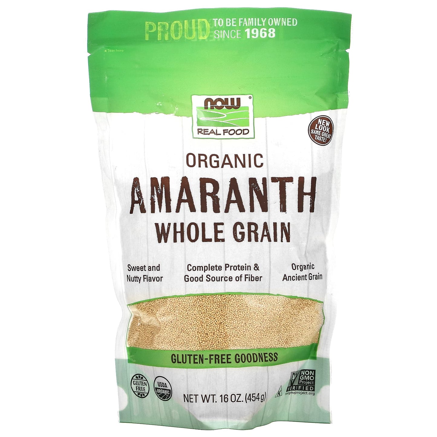 Now Foods, Amaranth Grain Organic, 1 LB UPC 733739062116 | HiLife Vitamins