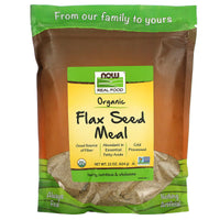 Now Foods, Organic Flax Meal, 22 Oz UPC 733739062567 | HiLife Vitamins