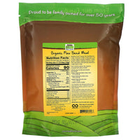 Now Foods, Organic Flax Meal, 22 Oz UPC 733739062567 | HiLife Vitamins