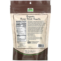 Now Foods, Organic Hemp Seed Hearts, 8 OZ OZ UPC 733739062819 | HiLife Vitamins