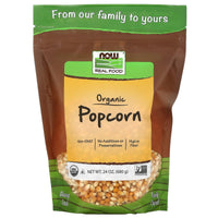 Now Foods, Popcorn Organic, 24 OZ OZ UPC 733739063069 | HiLife Vitamins
