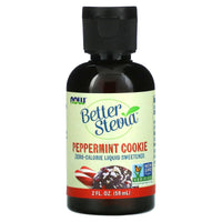 Now Foods, BETTERSTEVIA CHOCOLATE MINT COOKIE LIQ, 2 Oz UPC 733739068996 | HiLife Vitamins
