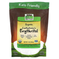 Now Foods, ORG CONFECTIONERS ERYTHRITOL, 1 Lb - 733739069023 | Hilife Vitamins