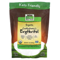 Now Foods, ORG CONFECTIONERS ERYTHRITOL, 1 Lb UPC 733739069023 | HiLife Vitamins