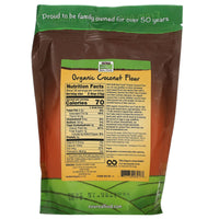 Now Foods, Coconut Flour Organic, 16 OZ OZ UPC 733739069177 | HiLife Vitamins