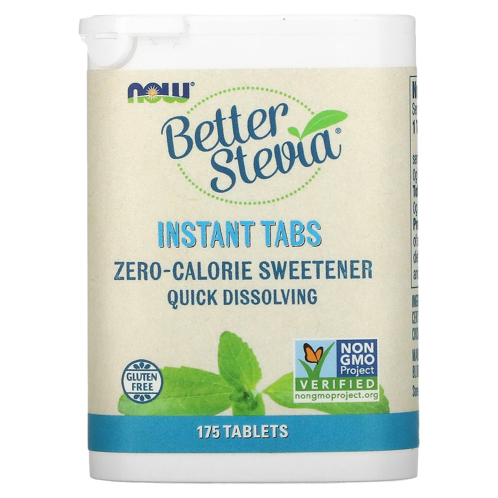Now Foods, BETTER STEVIA INSTANT, 175 Tablets UPC 733739069191 | HiLife Vitamins