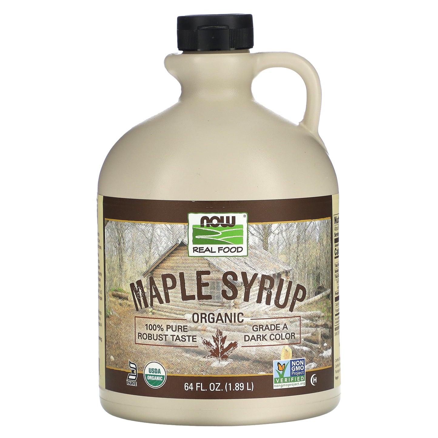 Now Foods, Real Food, Organic Maple Syrup, 64 OZ UPC 733739069511 | HiLife Vitamins