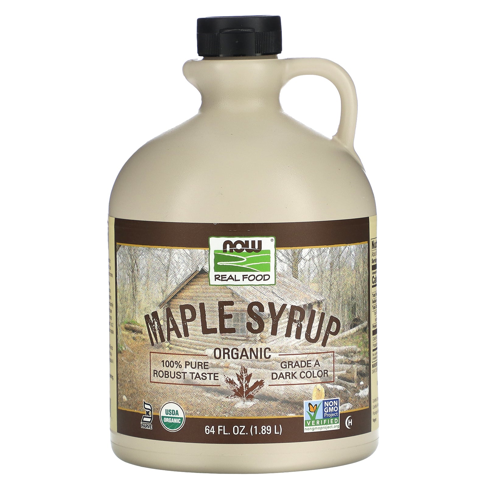 Now Foods, Real Food, Organic Maple Syrup, 64 OZ UPC 733739069511 | HiLife Vitamins