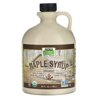 Now Foods, Real Food, Organic Maple Syrup, 64 OZ UPC 733739069511 | HiLife Vitamins