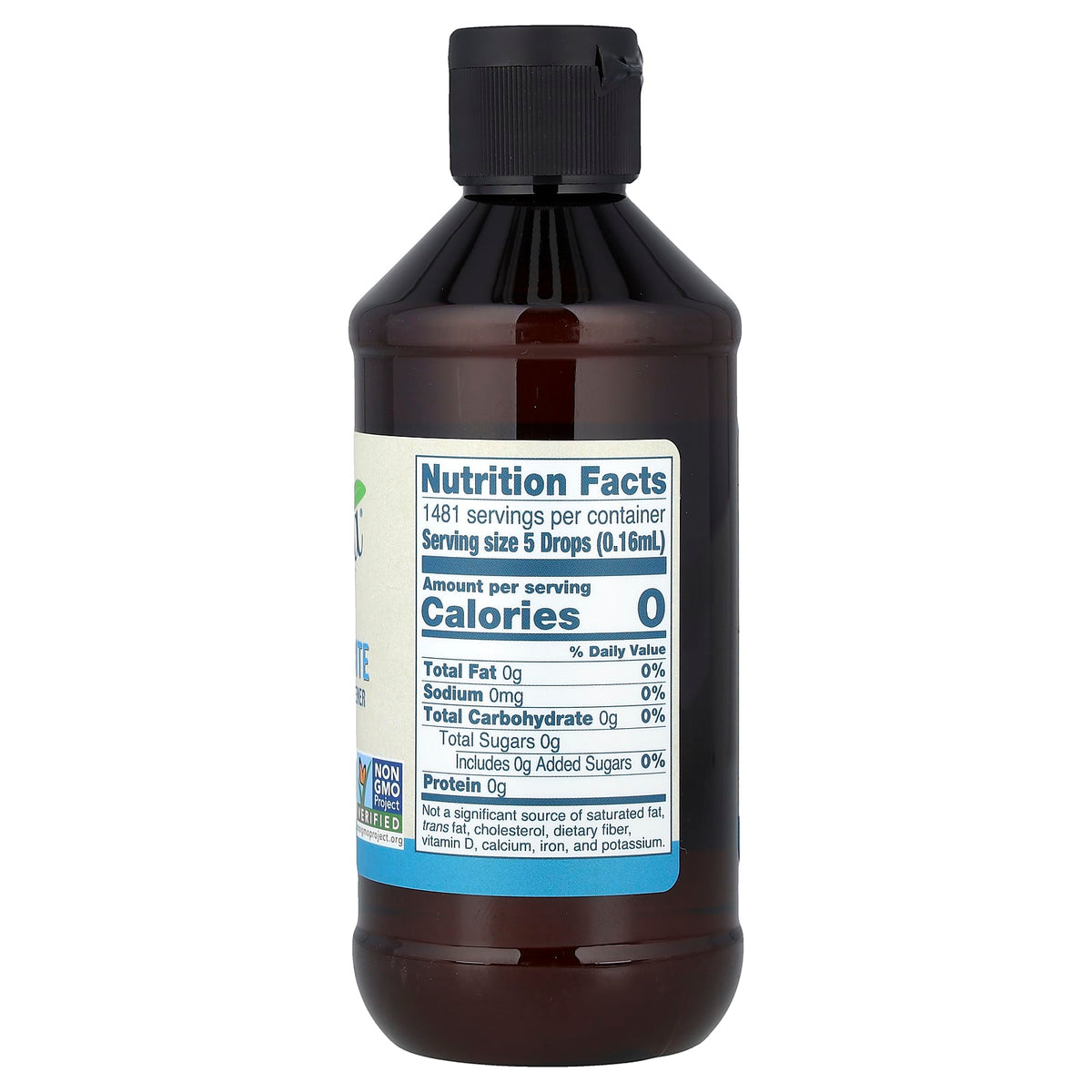 Now Foods, Better Stevia®, Zero-Calorie Liquid Sweetener, Organic Glycerite, 8 fl oz (237 ml) UPC 733739069535