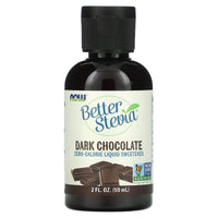 Now Foods, Betterstevia Dark Chocolate, 2 OZ Liquid UPC 733739069665 | HiLife Vitamins