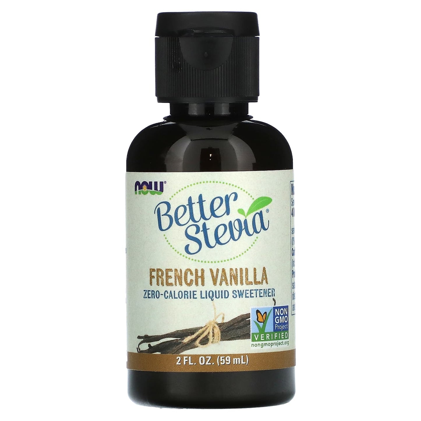 Now Foods, Betterstevia Liquid Vanilla, 2 OZ UPC 733739069795 | HiLife Vitamins