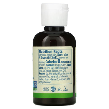 Now Foods, Betterstevia Liquid Organic, 2 fl oz UPC 733739069801 | HiLife Vitamins