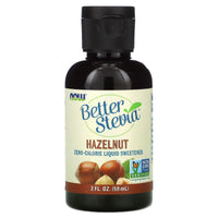 Now Foods, Betterstevia Hazelnut, 2 OZ OZ UPC 733739069818 | HiLife Vitamins