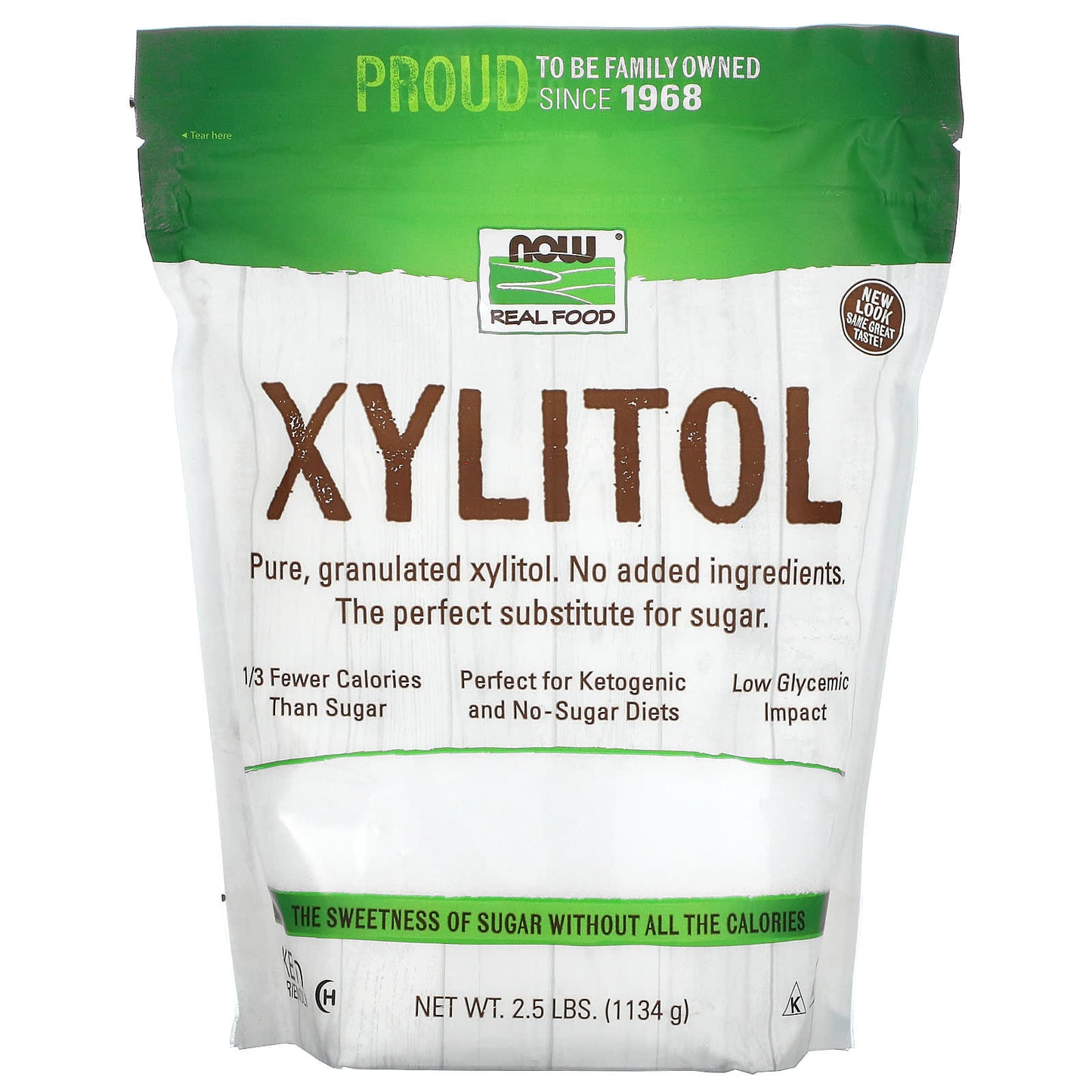 Now Foods, Xylitol, 2.5 UPC 733739069863 | HiLife Vitamins