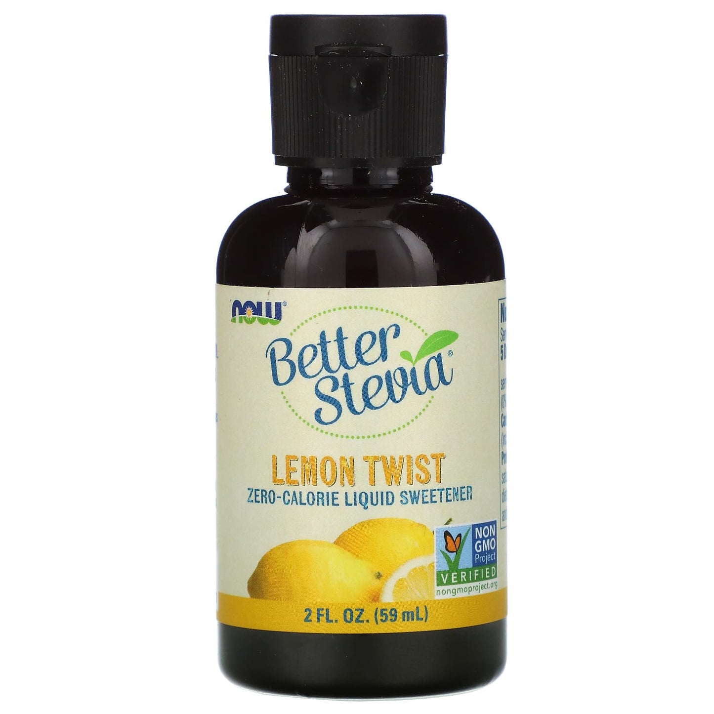 Now Foods, Betterstevia Lemon Twist, 2 OZ Liquid UPC 733739069870 | HiLife Vitamins