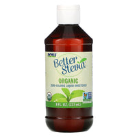 Now Foods, Betterstevia Organic, 8 OZ Liquid UPC 733739069917 | HiLife Vitamins