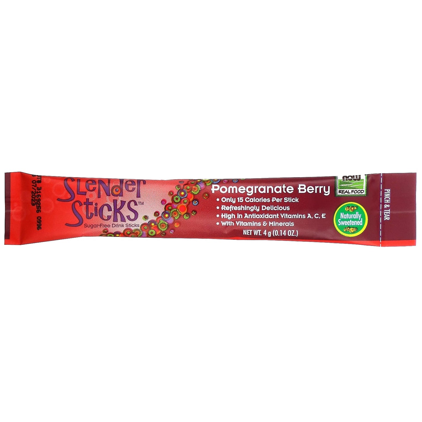 Now Foods, Drink Sticks - Pomegranate Berry 12 Stks, Sticks EA UPC 733739069962 | HiLife Vitamins