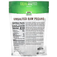 Now Foods, Pecans Raw, 12 OZ OZ UPC 733739070012 | HiLife Vitamins