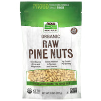 Now Foods, Organic Pine Nuts, 8 OZ OZ UPC 733739070166 | HiLife Vitamins