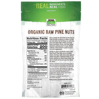 Now Foods, Organic Pine Nuts, 8 OZ OZ UPC 733739070166 | HiLife Vitamins