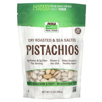 Now Foods, Pistachios Salt, 12 OZ OZ UPC 733739070210 | HiLife Vitamins