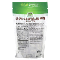 Now Foods, Organic Brazil Nuts Raw, 10 OZ OZ UPC 733739070227 | HiLife Vitamins