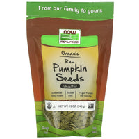 Now Foods, Organic Pumpkin Seeds, 12 Oz UPC 733739070234 | HiLife Vitamins