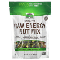Now Foods, Raw Energy Nut Mix, 1 UPC 733739070302 | HiLife Vitamins