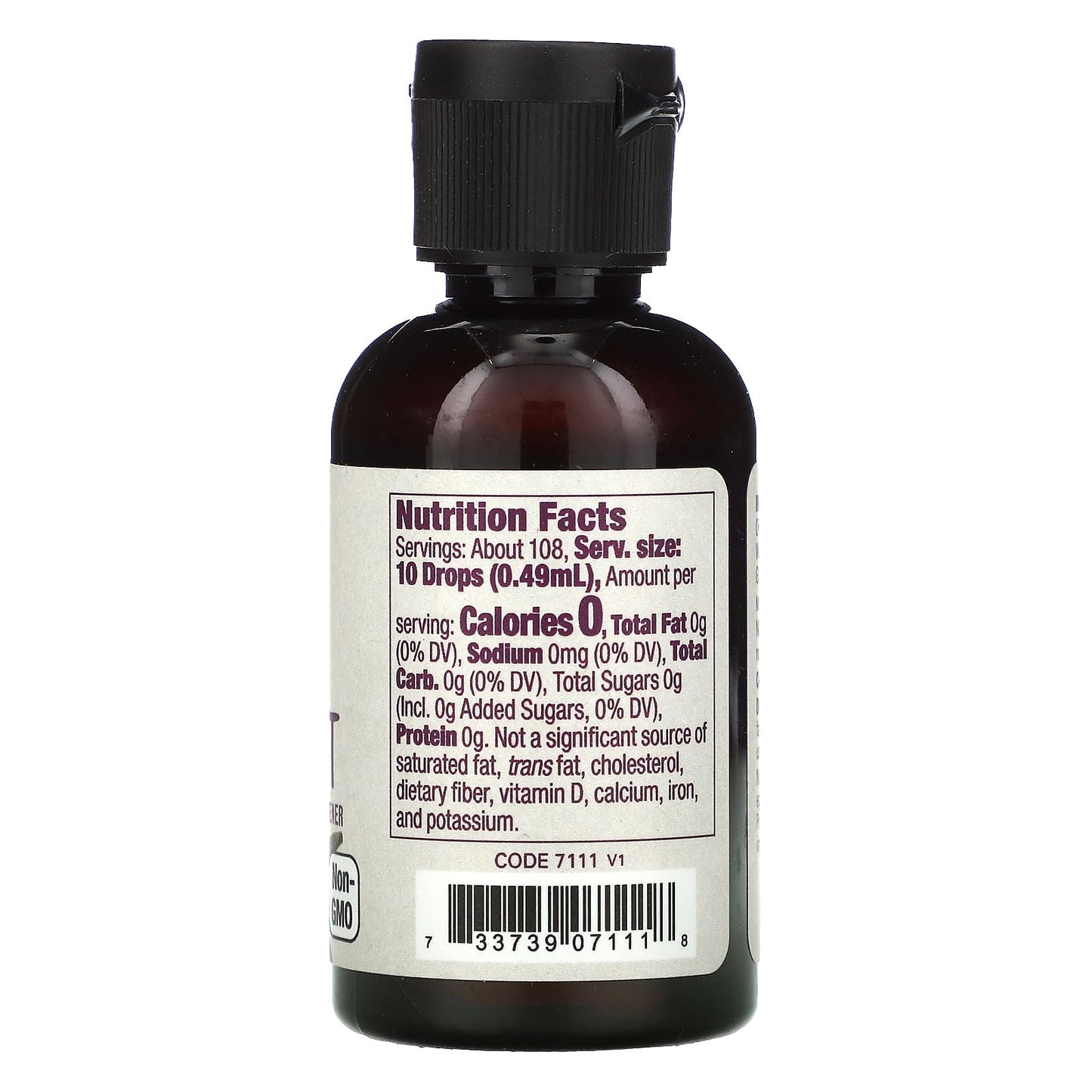 Now Foods, ORG MONK FRUIT VANILLA LIQUID 1.8, 2 Oz UPC 733739071118 | HiLife Vitamins