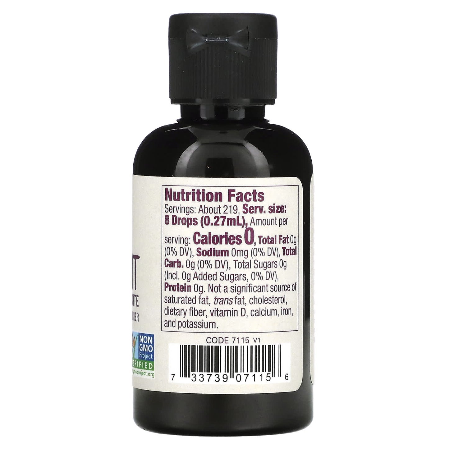 Now Foods, Organic Monk Fruit, Liquid Sweetener, 2 fl oz UPC 733739071156 | HiLife Vitamins