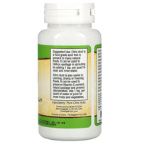 Now Foods, Citric Acid, 4 OZ OZ UPC 733739073204 | HiLife Vitamins