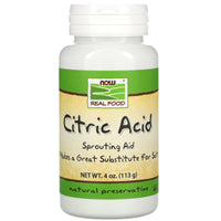 Now Foods, Citric Acid, 4 OZ OZ UPC 733739073204 | HiLife Vitamins