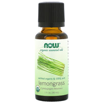 Now Foods, Organic Lemongrass Oil, 1 Fl. Oz UPC 733739074157 | HiLife Vitamins