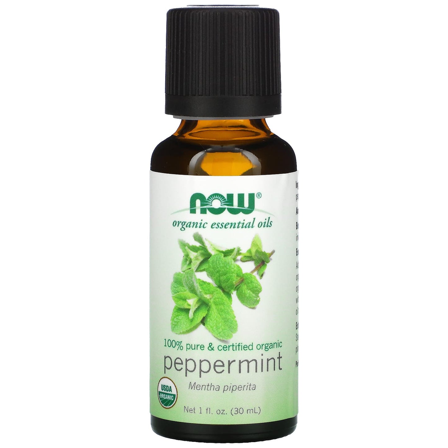 Now Foods, Peppermint Oil Organic, 1 Fl. Oz UPC 733739074522 | HiLife Vitamins