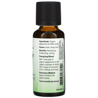 Now Foods, Peppermint Oil Organic, 1 Fl. Oz UPC 733739074522 | HiLife Vitamins