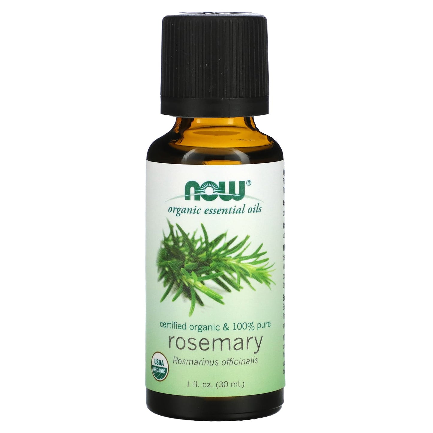 Now Foods, Rosemary Oil Organic, 1 Fl. Oz UPC 733739074607 | HiLife Vitamins