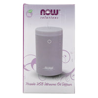 Now Foods, Ultrasonic Usb Auto Diffuser- Grey Color, GREY EA UPC 733739074850 | HiLife Vitamins