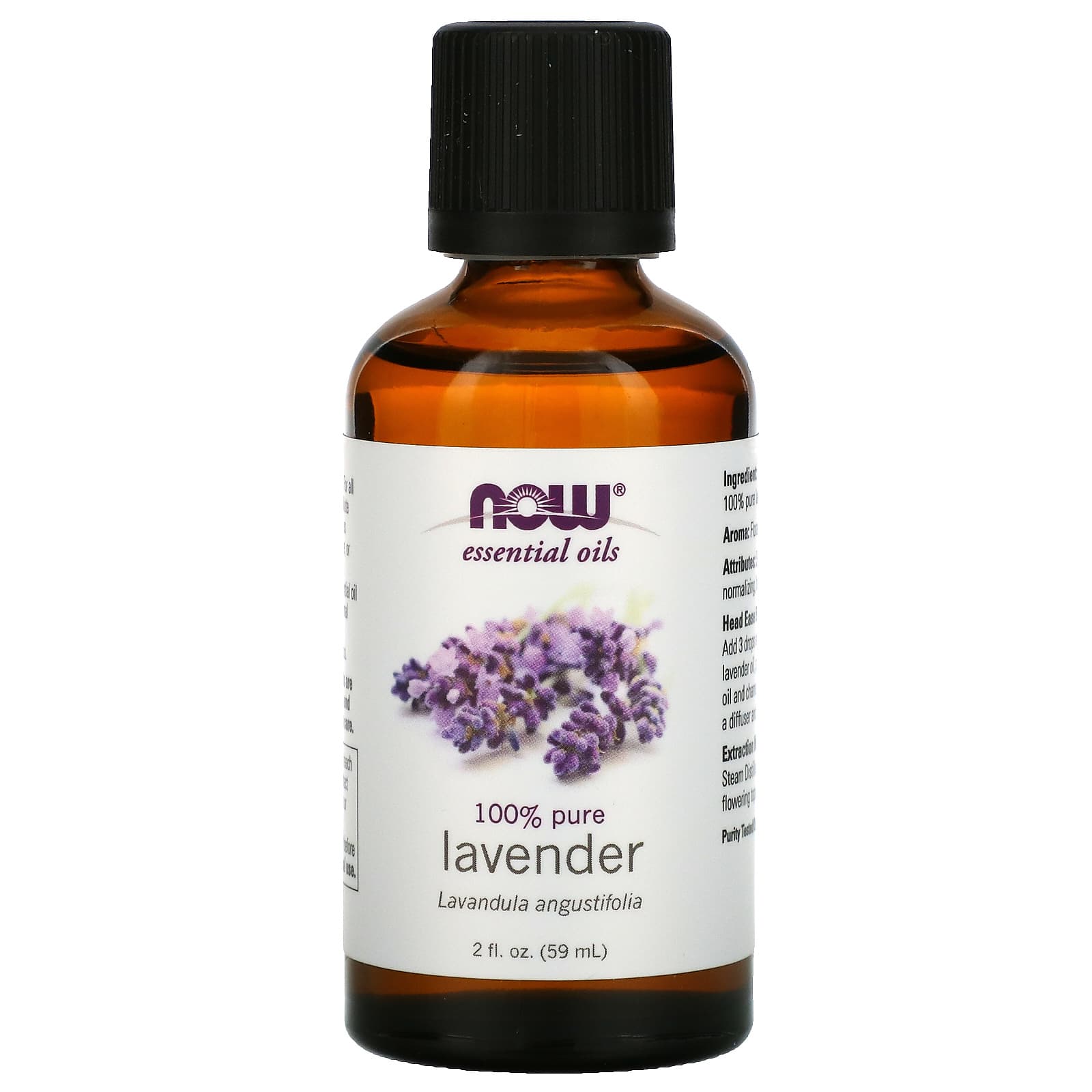 Now Foods, Lavender Oil, 2 OZ oil UPC 733739074928 | HiLife Vitamins