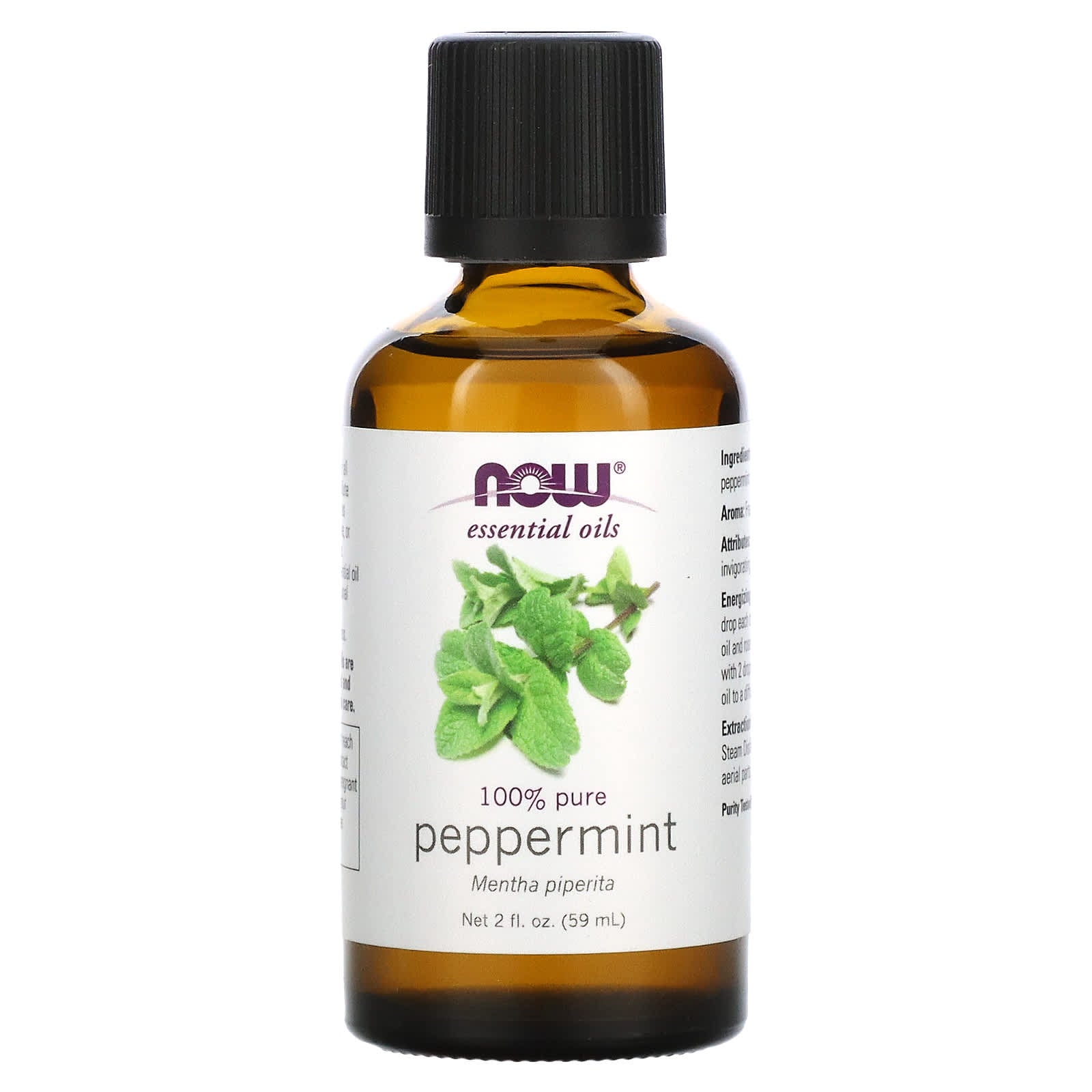 Now Foods, Peppermint Oil, 2 OZ oil UPC 733739074959 | HiLife Vitamins