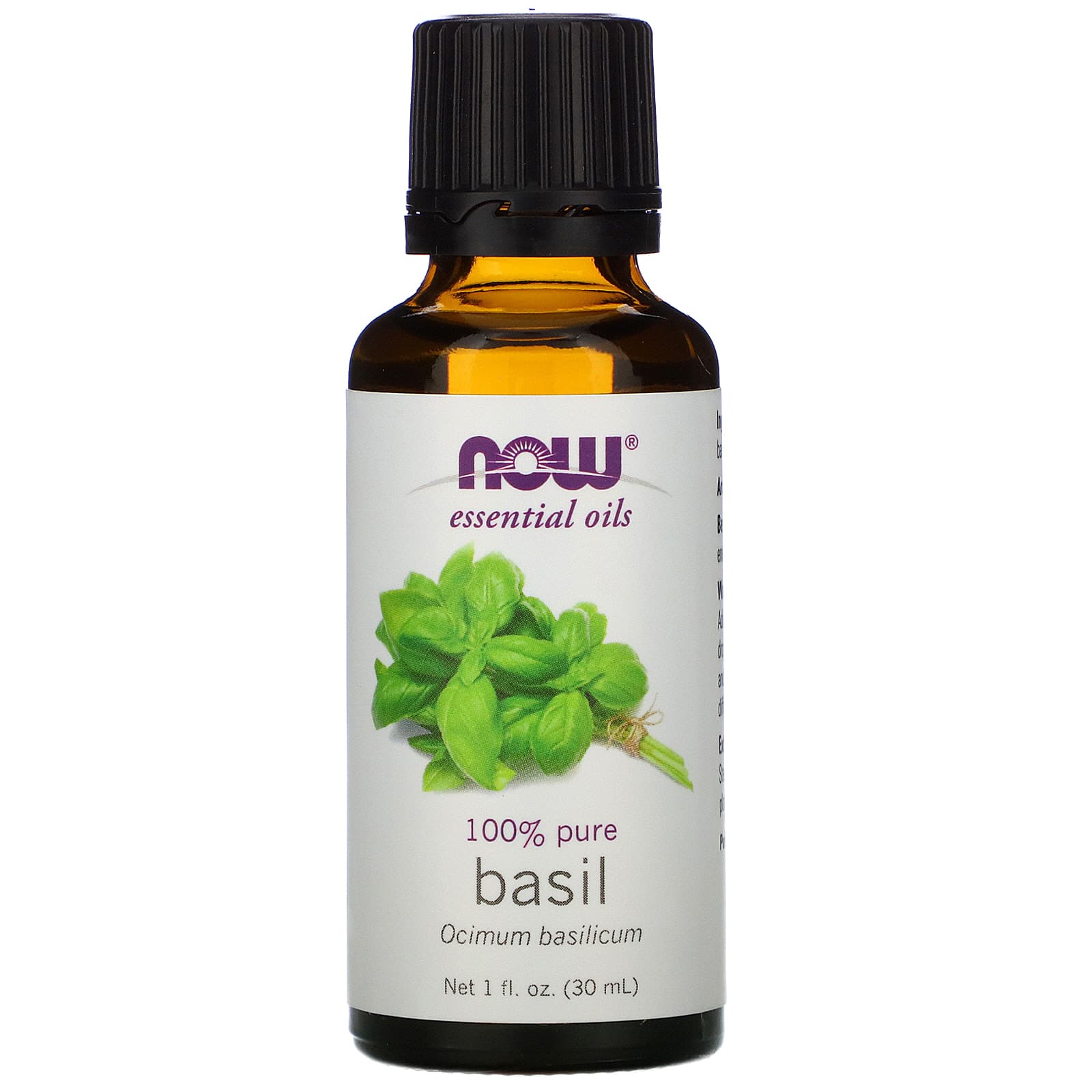 Now Foods, Basil Oil, 1 Fl. Oz UPC 733739075161 | HiLife Vitamins