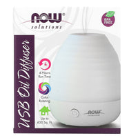 Now Foods, Ultrasonic Usb Diffuser, USB EA UPC 733739075239 | HiLife Vitamins