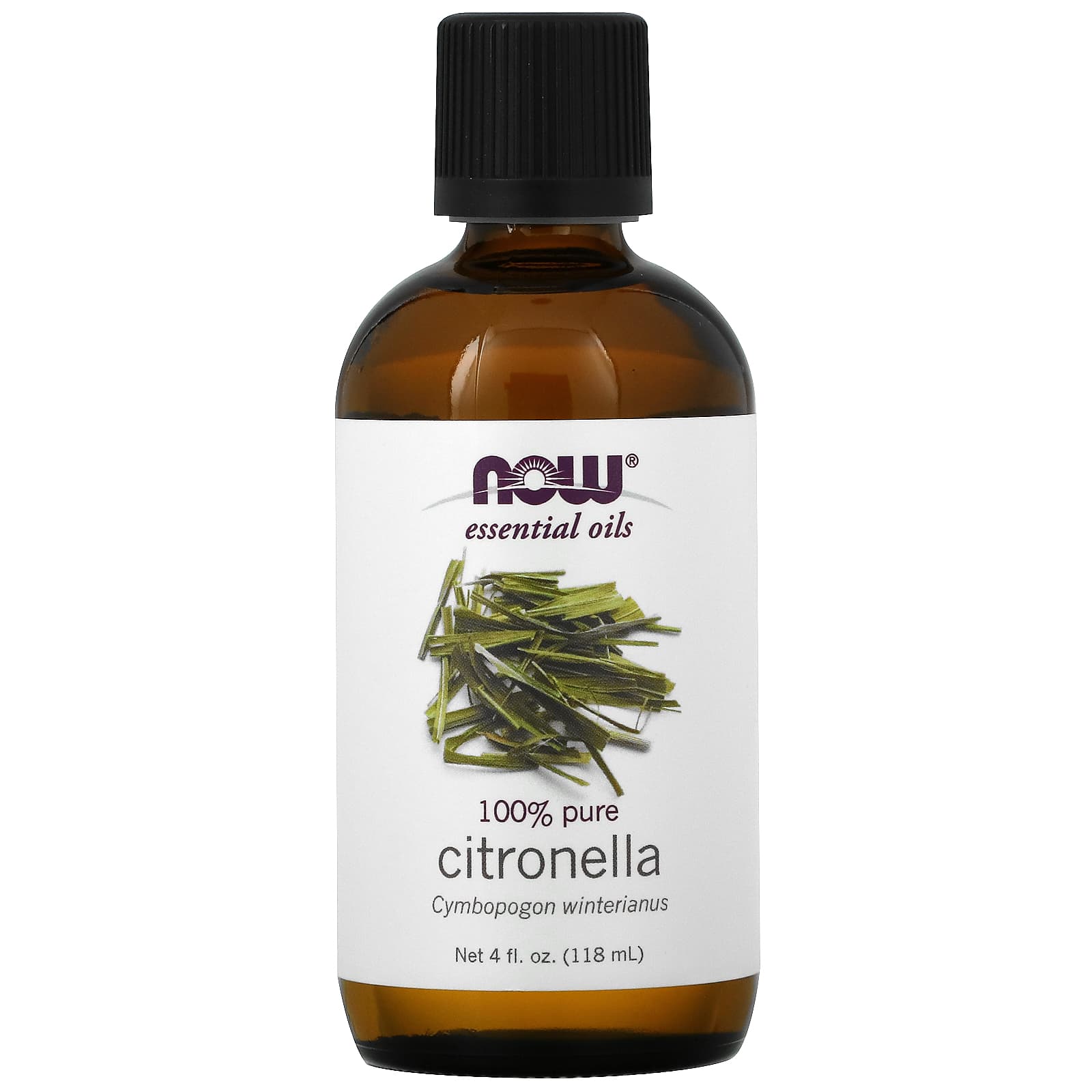 Now Foods, Citronella Oil, 4 OZ oil UPC 733739075369 | HiLife Vitamins